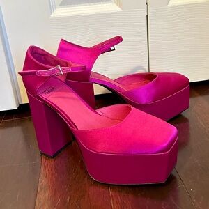 Jeffrey Campbell Fuchsia Platform Heels